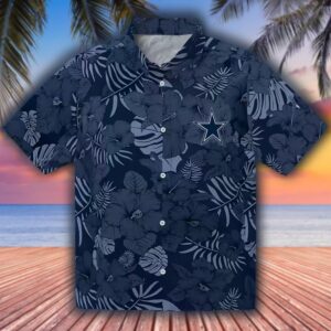 Dallas Cowboys Hawaiian Shirt Blue Jungle Vibes Design 1