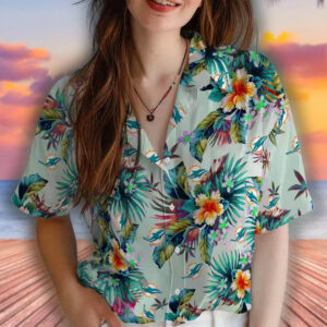 Miami Dolphins Green Tropical Hawaiian Shirt for Fans 4