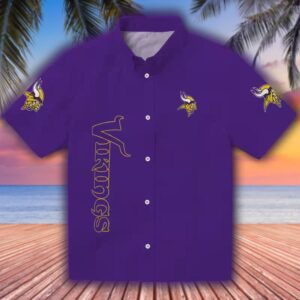 Minnesota Vikings Stuart Minion Purple Hawaiian Shirt for Fans 1