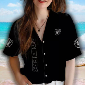 Las Vegas Raiders Black Stuart Minion Hawaiian Shirt for Fans 4