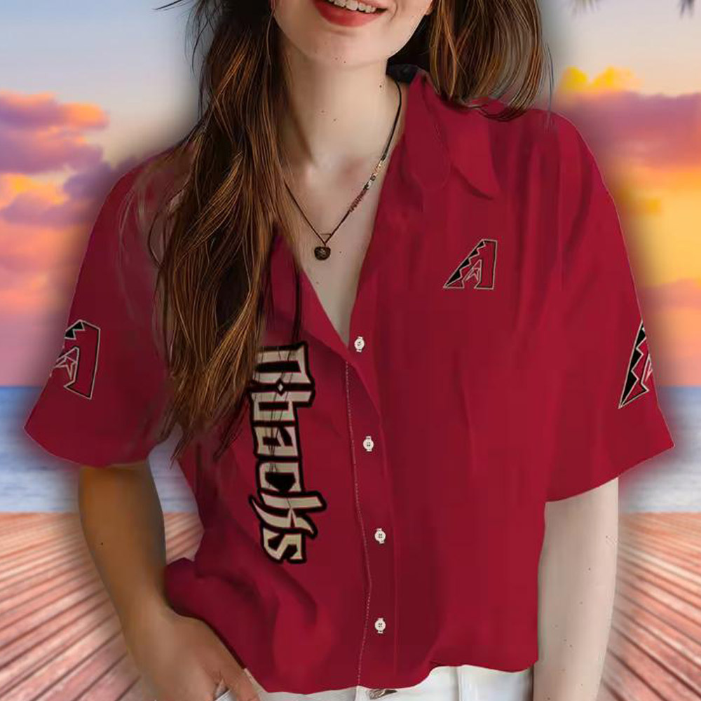 Arizona Diamondbacks Hawaiian Shirt Red Stuart Minion Design Arizona Diamondbacks Hawaiian Shirt Red Stuart Minion Design