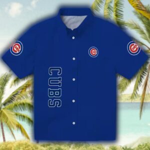 Chicago Cubs Minion Blue Hawaiian Shirt for Fans Tropical Style 1