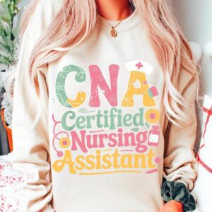 Certified Nursing Assistant Shirt, CNA Sublimation Design Shirt