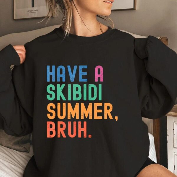 Have a Bussin Summer Bruh Shirt, Funny Colorful Summer Sublimation Design