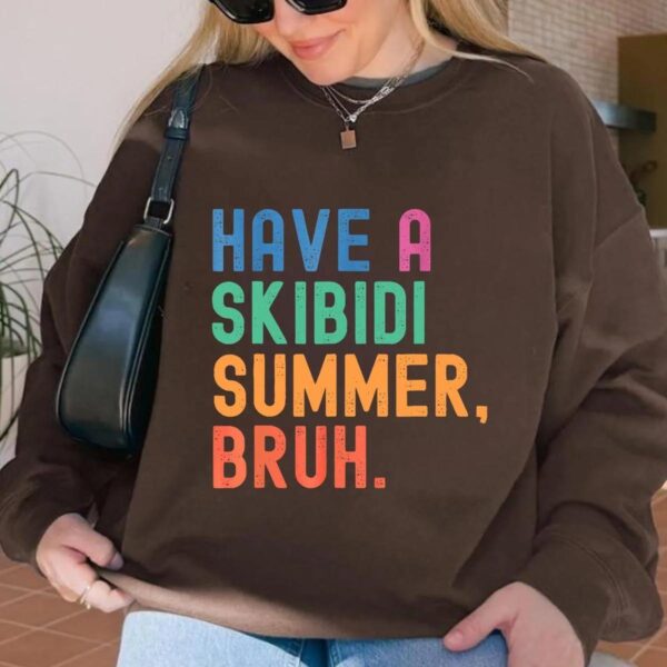 Have a Bussin Summer Bruh Shirt, Funny Colorful Summer Sublimation Design