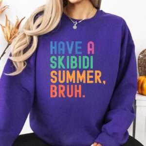 Have a Bussin Summer Bruh Shirt, Funny Colorful Summer Sublimation Design